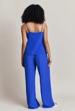 Aria Blue Crepe Trouser Rich Blue -Top Sell Dress Sales Store P06G008 K81 28003 650px 964px