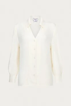 Ayla Crepe Blouse Ivory 10 Ayla Crepe Blouse Ivory -Top Sell Dress Sales Store Q05G005 M12 25202 650px 964px