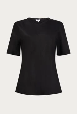Ivy Satin Top Black 10 Ivy Satin Top Black -Top Sell Dress Sales Store Q06G008A A01 26542 650px 964px