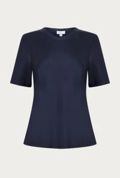 Ivy Satin Top Navy 12 Ivy Satin Top Navy -Top Sell Dress Sales Store Q06G008A K10 26540 650px 964px