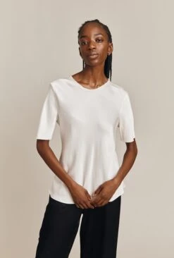 Ivy Satin Top Ivory -Top Sell Dress Sales Store Q06G008A M12 26651 650px 964px