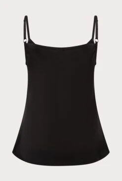 Jana Satin Cami Top Black -Top Sell Dress Sales Store Q06G011 A01 27261 650px 964px