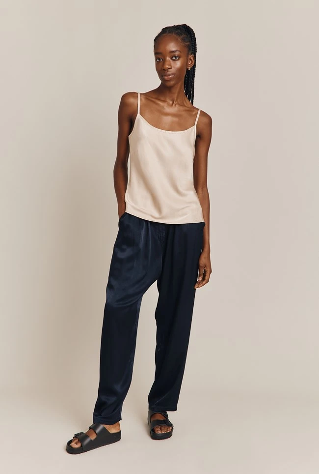 Jana Satin Cami Top Stone 3 Jana Satin Cami Top Stone - Image 3