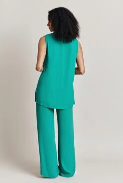 Camila Crepe Top Teal 8 Camila Crepe Top Teal -Top Sell Dress Sales Store Q06G013 K08 28089 650px 964px