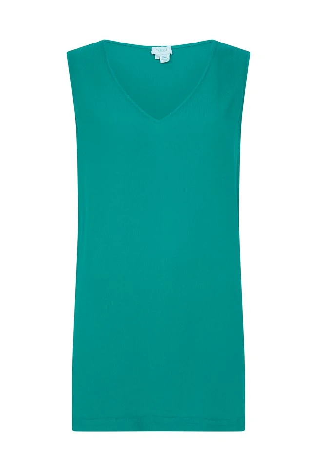 Camila Crepe Top Teal 5 Camila Crepe Top Teal - Image 5