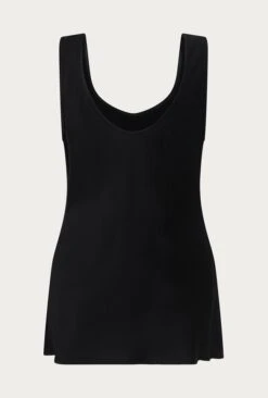 Margot Satin Top Black -Top Sell Dress Sales Store Q06G015 A01 27805 650px 964px