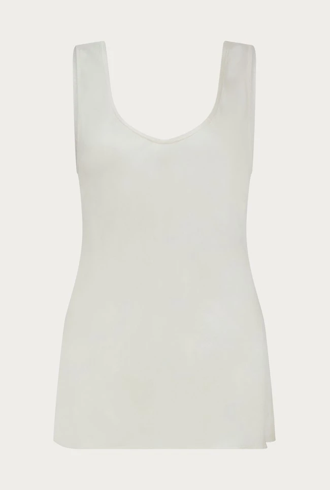 Margot Satin Top Ivory 4 Margot Satin Top Ivory - Image 4