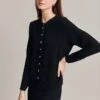 Alena Black Crepe Blouse Black