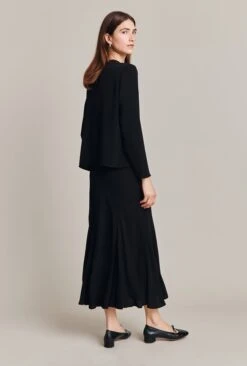 Alena Black Crepe Blouse Black 9 Alena Black Crepe Blouse Black -Top Sell Dress Sales Store Q07G001 A01 28519 650px 964px