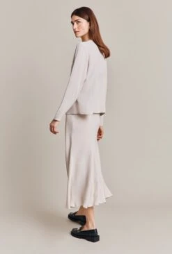 Alena Crepe Blouse Beige Pearly -Top Sell Dress Sales Store Q07G001 N01 28523 650px 964px