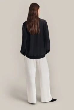 Grace Satin Sweatshirt Black 10 Grace Satin Sweatshirt Black -Top Sell Dress Sales Store Q07G003 A01 29139 650px 964px