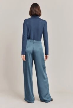 Fern Roll Neck Top Navy -Top Sell Dress Sales Store Q07G010 K10 28873 650px 964px