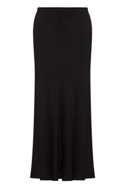 Luna Satin Slip Skirt Black -Top Sell Dress Sales Store S05G002A A01 26336 650px 964px