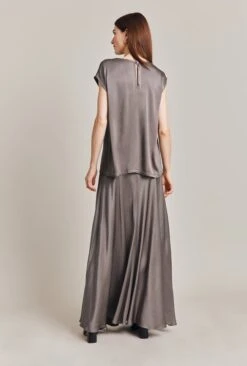 Adrianna Satin Maxi Skirt Grey 13 Adrianna Satin Maxi Skirt Grey -Top Sell Dress Sales Store S06G008 B03 28507 650px 964px