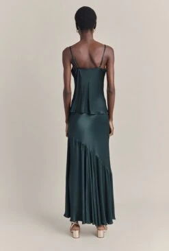 Eileen Satin Midi Skirt Cedar -Top Sell Dress Sales Store S07G004 J21 29895 650px 964px