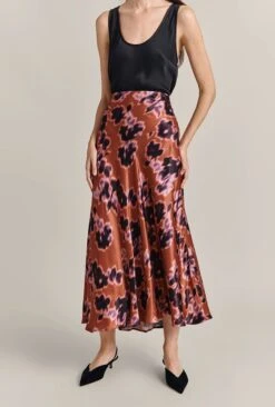 Mariana Midi Skirt Rust Ikat Print 7 Mariana Midi Skirt Rust Ikat Print -Top Sell Dress Sales Store S07G008 Z74 29500 650px 964px