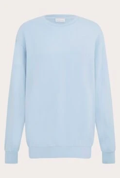 Organic Longline Sweatshirt Pale Blue 12 Organic Longline Sweatshirt Pale Blue -Top Sell Dress Sales Store V02G007 K80 22754 650px 964px