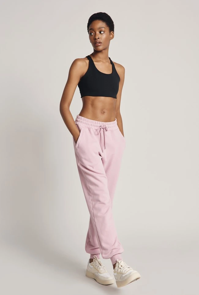 Organic Jogger Dusted Mauve 1 Organic Jogger Dusted Mauve