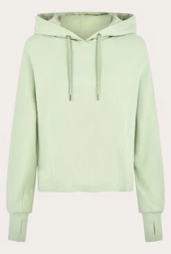 Cropped Organic Hoodie Mint Green -Top Sell Dress Sales Store V02G012 J28 22852 650px 964px