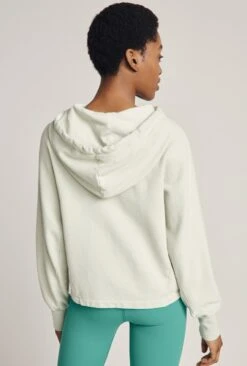 Cropped Organic Hoodie Mint Green -Top Sell Dress Sales Store V02G012 J28 22853 650px 964px