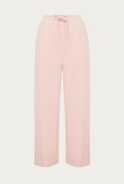 Wide Leg Velour Pant Pink -Top Sell Dress Sales Store V02G021 H44 24636 650px 964px