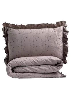 Charlotte Duvet Set Taupe Taupe