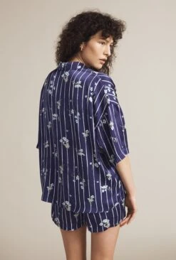 Lucy Satin PJ Set Stripe Floral 8 Lucy Satin PJ Set Stripe Floral -Top Sell Dress Sales Store Z01G002CK Y90 20826 650px 964px