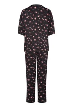 Penny Satin PJ Set Rose Ditsy -Top Sell Dress Sales Store Z01G003CK Y91 20764 650px 964px