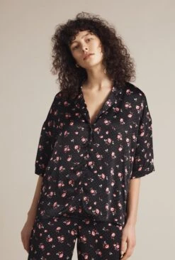 Penny Satin PJ Set Rose Ditsy -Top Sell Dress Sales Store Z01G003CK Y91 20793 650px 964px